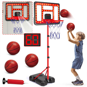 GMAOPHY kids basketball hoop with adjustable height for growing players