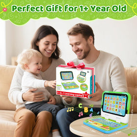 GMAOPHY learning laptop supports desk or travel play for curious toddlers.