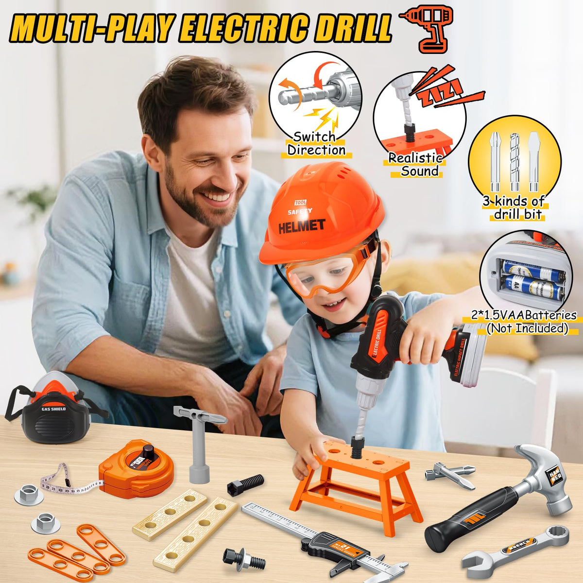 GMAOPHY safety goggles protect young eyes during busy construction play