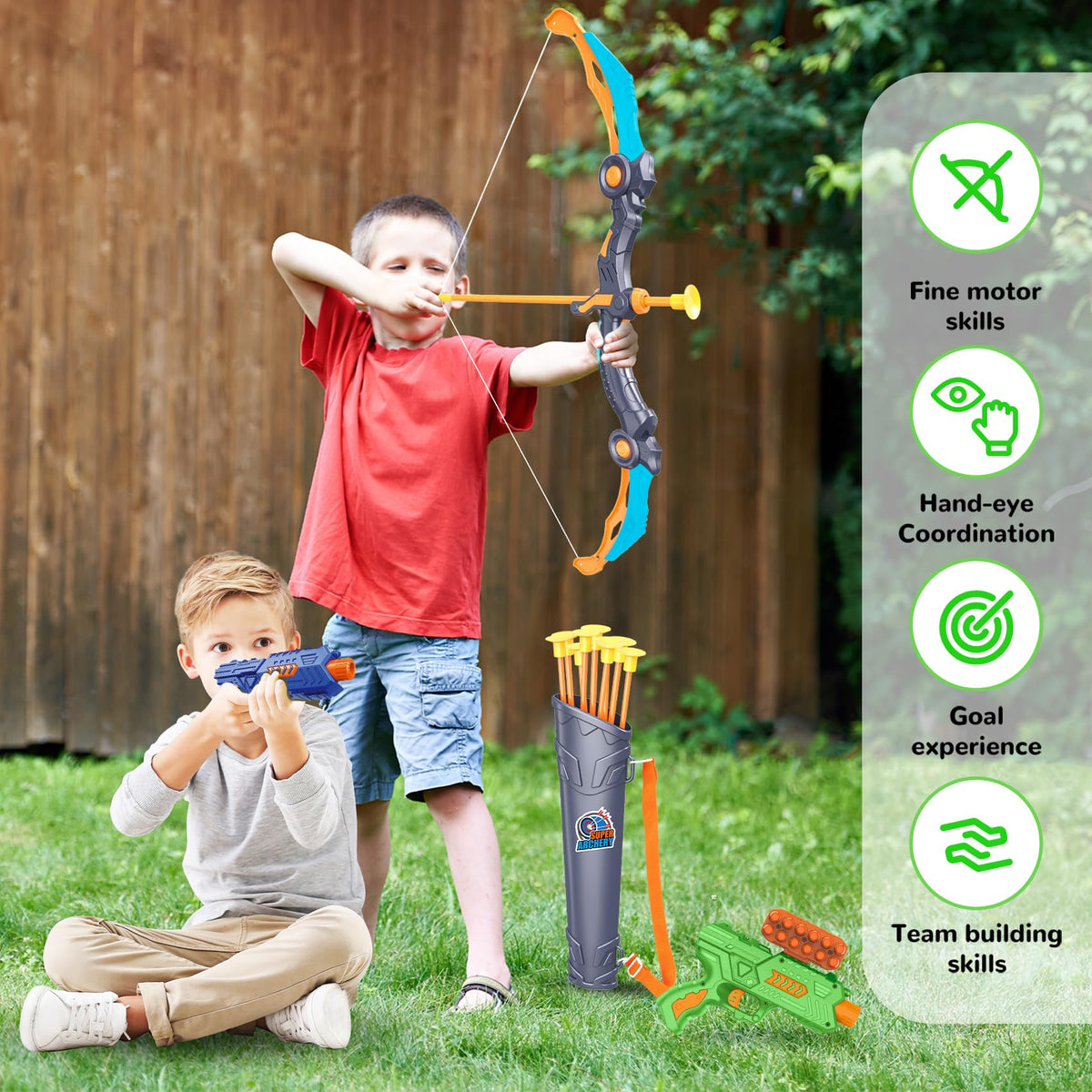 GMAOPHY standing practice target helps kids track shots accurately.
