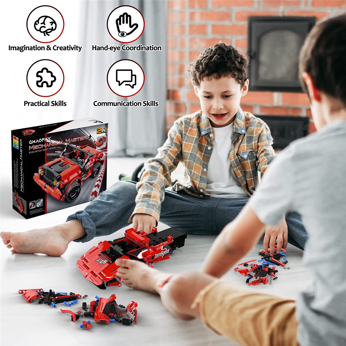 GMAOPHY STEM RC car remote control with easy steering for beginners