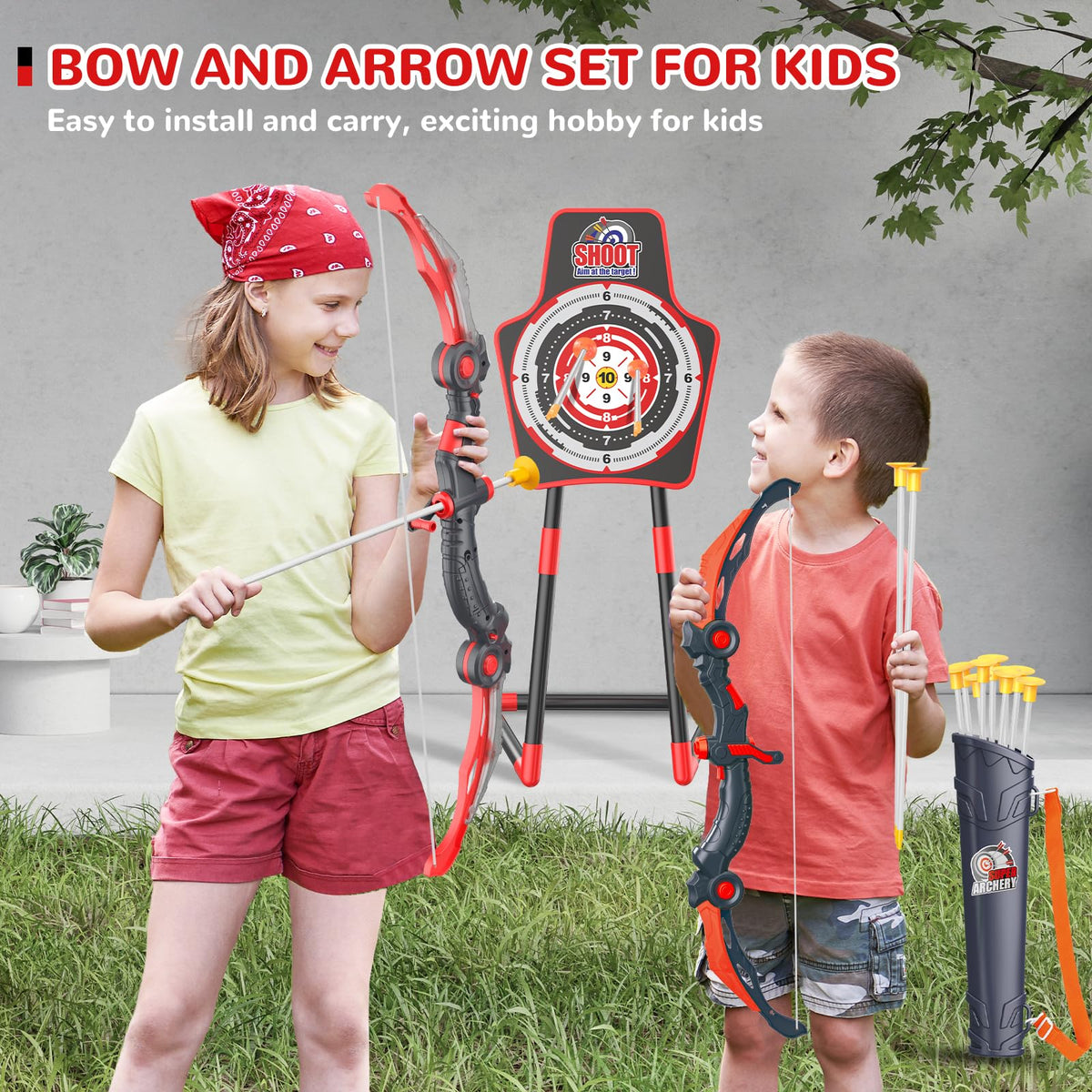GMAOPHY suction-arrow heads grip smooth surfaces for safe indoor practice.