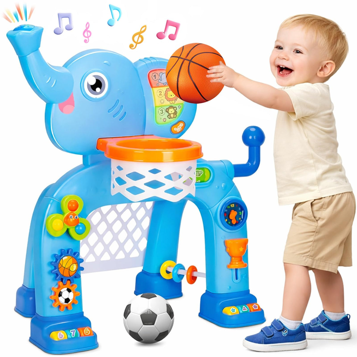GMAOPHY toddler basketball hoop for active play and motor skill development