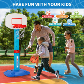 GMAOPHY toddler basketball hoop indoor poolside setup for family fun