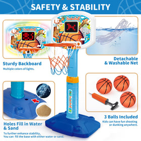 GMAOPHY compact, durable hoop supports safe, independent play