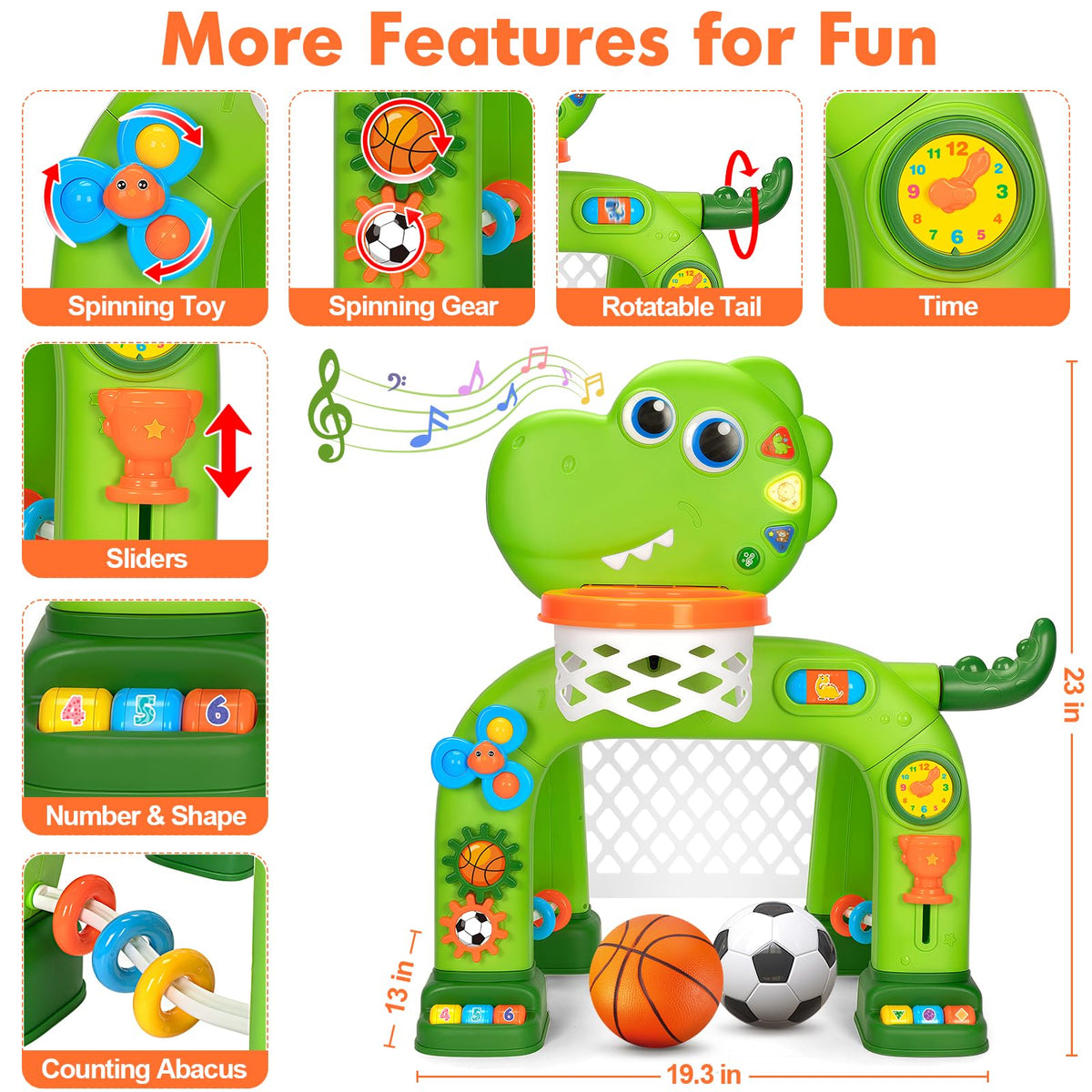 GMAOPHY toddler learning buttons showcasing colors and sounds for exploration.