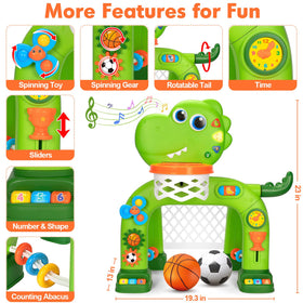 GMAOPHY toddler learning buttons showcasing colors and sounds for exploration.