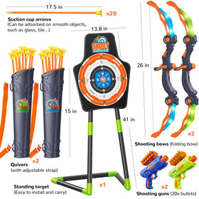 GMAOPHY travel-friendly archery set designed for on-the-go play.
