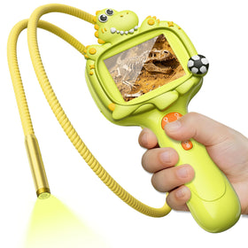 GMYGBY dinosaur borescope camera toy with 2.4-inch screen for outdoor exploration