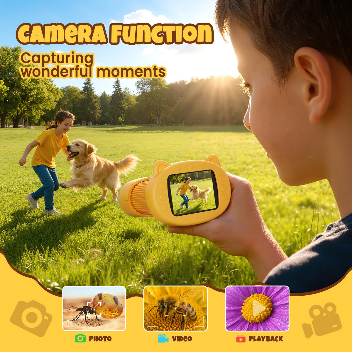 GMYGBY 8-LED lighting with diffusion for clearer viewing