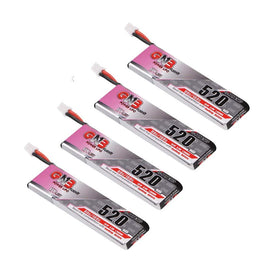 GNB 520mAh 1S HV battery, compact power for micro drones.