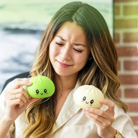 GNDA Dumpling Squishies desk use scene for focus and calm