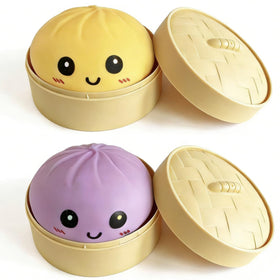 GNDA dumpling squishies mystery box packaging close-up for stress relief and curiosity