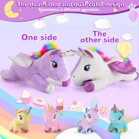 Gnomantic 17-inch mommy unicorn offers portable, huggable companionship on adventures
