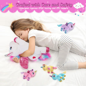 Gnomantic 5-in-1 unicorn family packaging image showing all pieces.