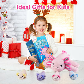 Gnomantic axolotl yellow baby plush adds cheerful color to play