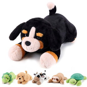 Gnomantic Bernese Mountain Dog weighted plush in full view, a cozy companion.