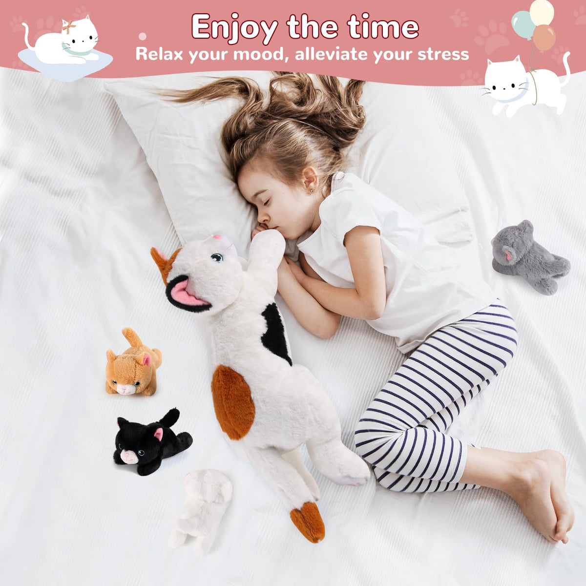 Gift-ready packaging makes this plush set a thoughtful present for ages 3-8
