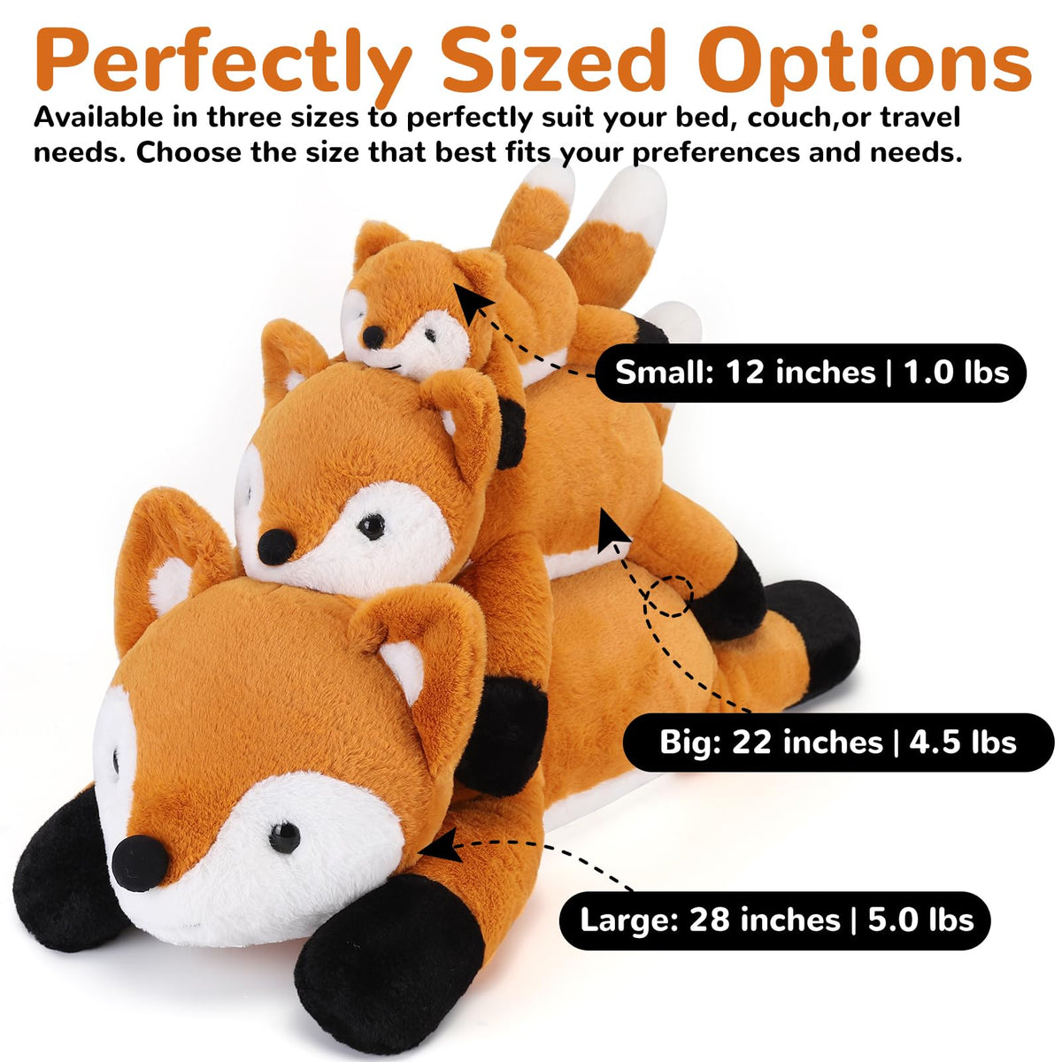 Gnomantic fox plush, a thoughtful gift for kids and adults.