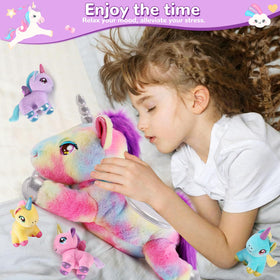 Gnomantic lightweight unicorn set, easy to carry on trips and sleepovers.