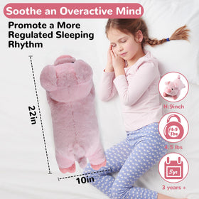 Gnomantic pig weighted stuffed animal bedtime companion for calm nights