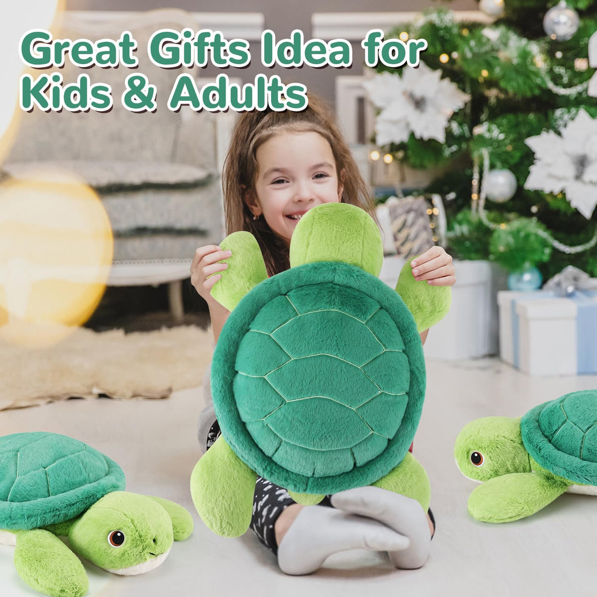 Gnomantic Turtle weighted plush gift idea for birthdays and holidays