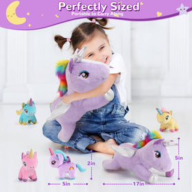 Gnomantic plush unicorn in gift box makes a perfect present for birthdays