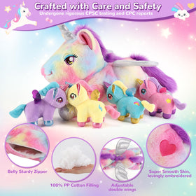 Gnomantic unicorns gift box display, perfect for birthdays and holidays.