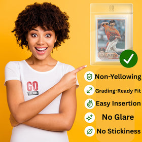 GO DELIGHT soft sleeve inner support keeps cards flat