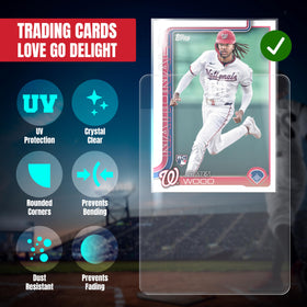 GO DELIGHT residue-free sleeves keep cards pristine and ready to grade.