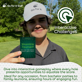 Go For It Golf Equalizer gift-ready packaging appeals to golfers