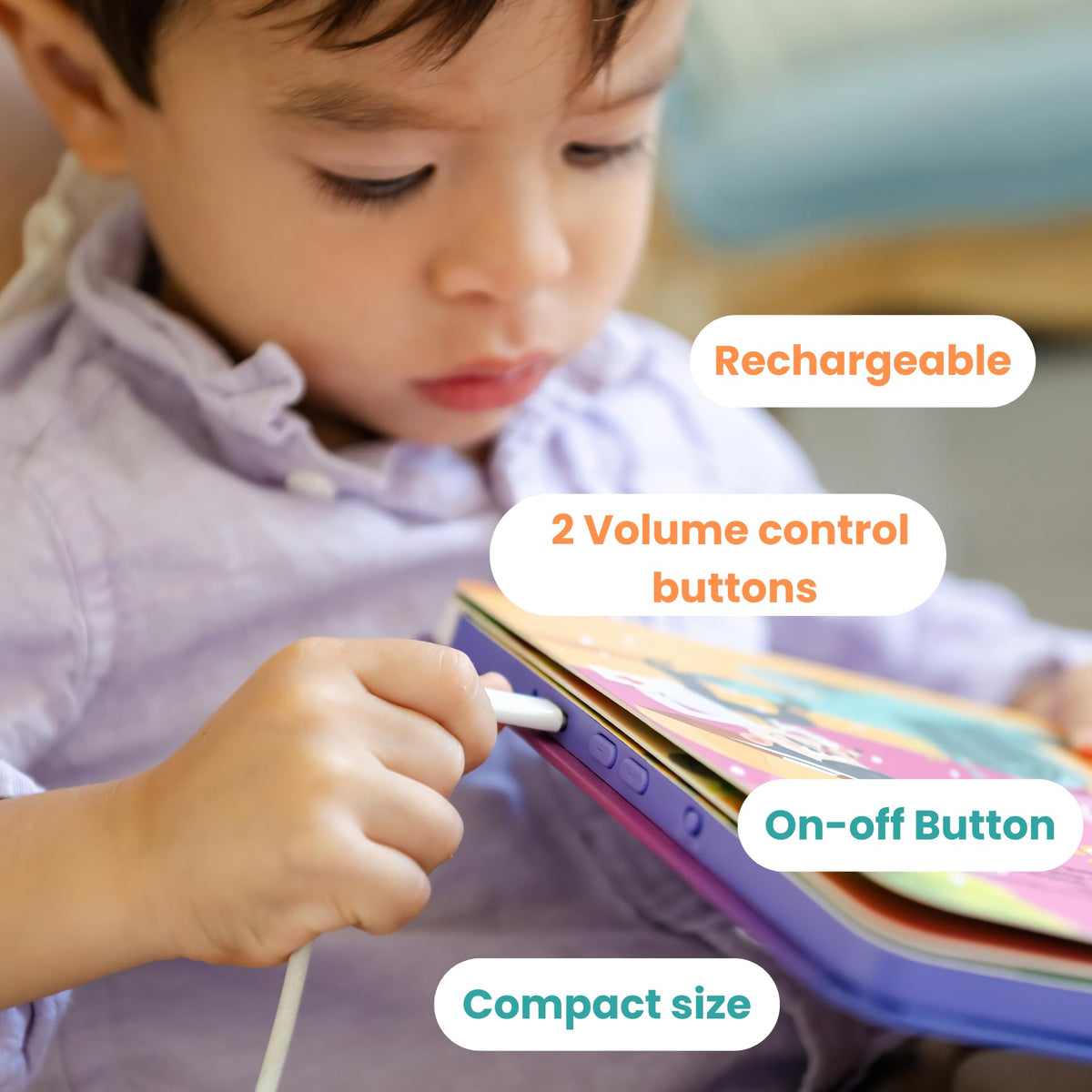 GO GO 30 Classic Nursery Rhymes Sound Book buttons closeup highlights interactive music play.