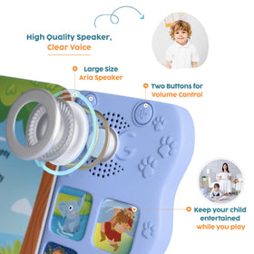 GO GO Bible Story Songs travel-friendly design for on-the-go play.
