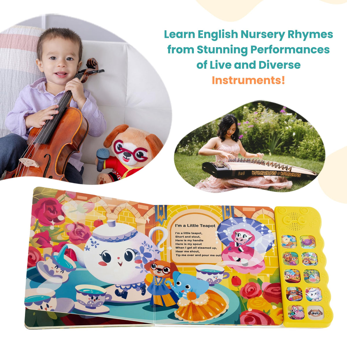 GO GO Creative Nursery Rhymes durable toddler book ready for everyday use.