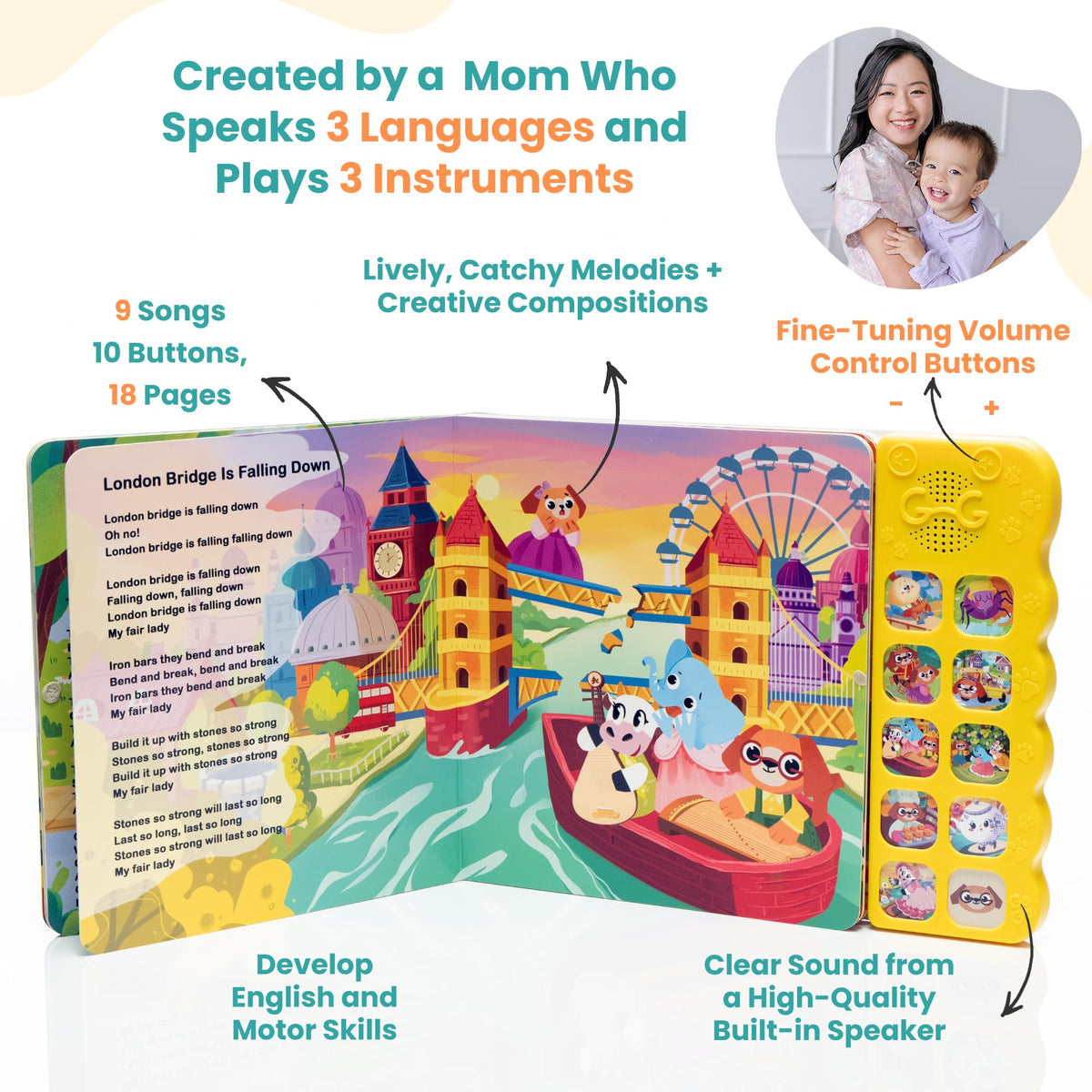 GO GO Creative Nursery Rhymes extended play per song shown for focused listening.