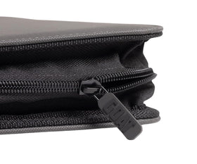 Goat Armor TopLoader binder heavy-duty zipper protects contents during daily commutes.