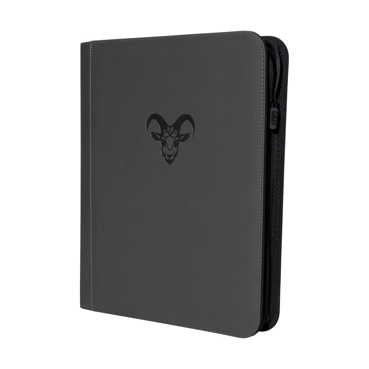 Goat Armor TopLoader Binder secure zipper closure keeping contents safe while traveling.
