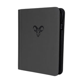 Goat Armor TopLoader Binder secure zipper closure keeping contents safe while traveling.