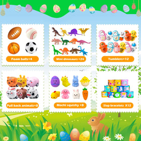 GOAUS assorted toys and surprise items for kids' prize bags and party favors.