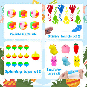 GOAUS Easter eggs gift basket stuffers and party favors