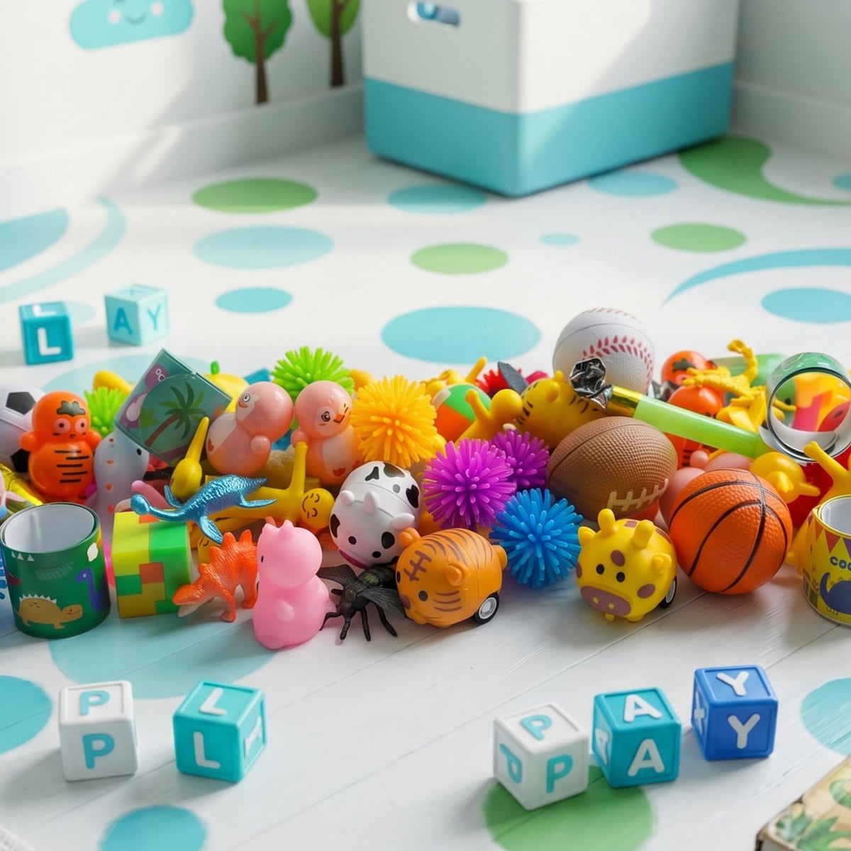 GOAUS Easter Egg Fillers finger gyros for interactive activities