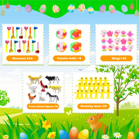 GOAUS six-color fillable eggs ready for Easter egg hunts and gift exchanges.