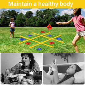 Family-friendly lawn game ideal for kids and adults.