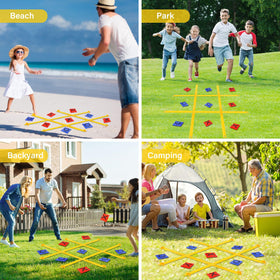 Four-seasons outdoor game for parks and backyards.