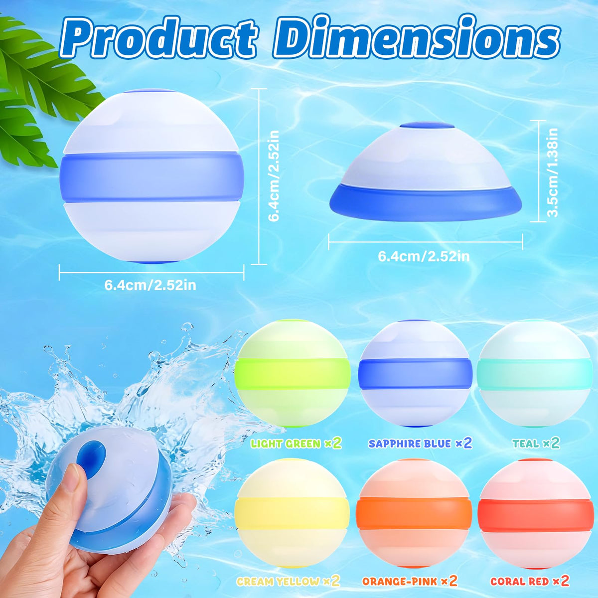 GoBene durable silicone balloons withstand games with lasting summer entertainment.