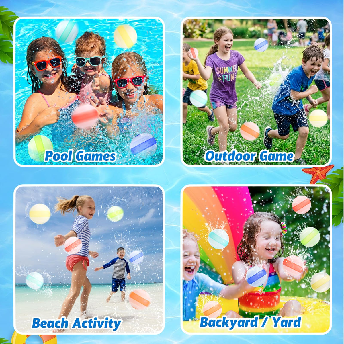 GoBene no-magnet water balloons reduce safety concerns during games.
