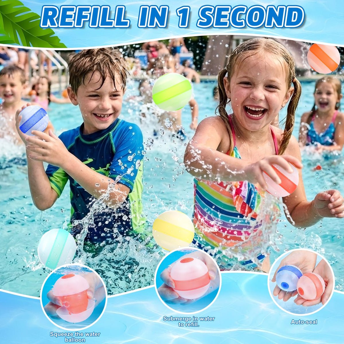 GoBene reusable water balloons promise 2000+ uses and eco-friendly summer fun.