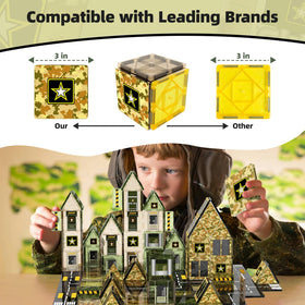 GobiDex army tile children playing with colorful tiles encourages exploration