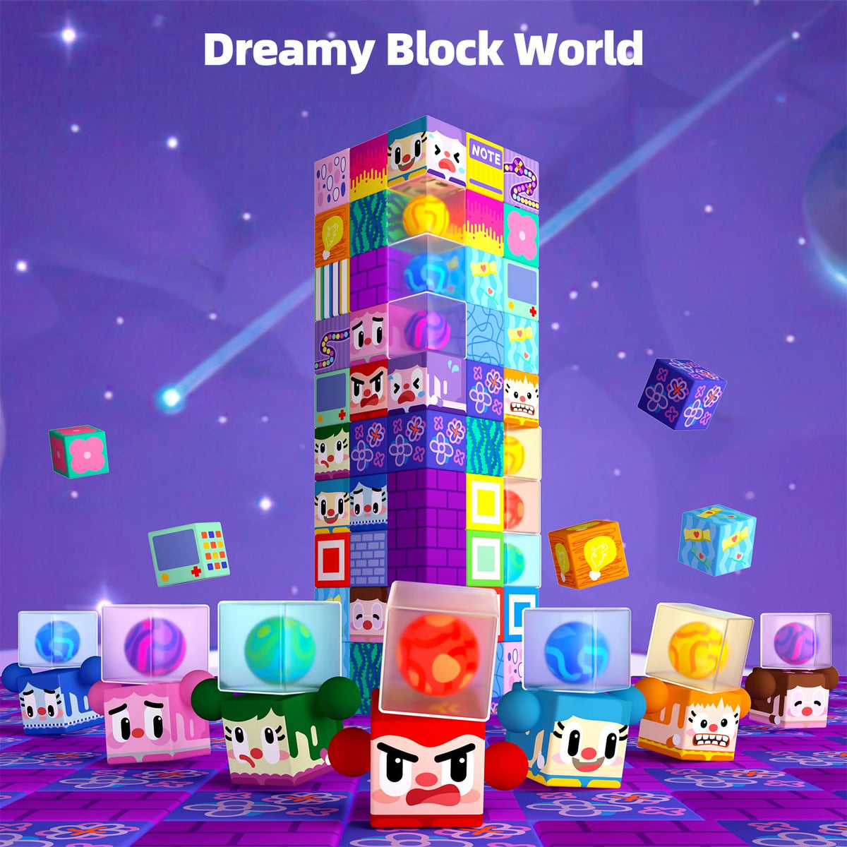 GobiDex color-coded balls inside blocks support color recognition and sequencing.