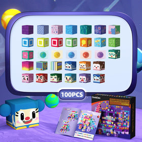 GobiDex blocks connect smoothly with other magnetic sets for flexible play.